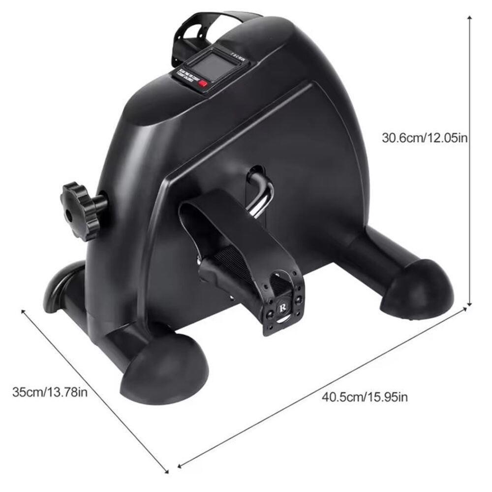 Bicicleta Fisioterapia Ergométrica Mini Bike Simulador Digital Lcd Para Braços E Pernas Portátil Profissional - 3