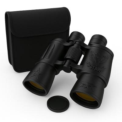 Binoculo Profissional Longo Alcance 1000m Emborrachado 20x50 Astronômico Lente Espelhada Capa Bussola Grande Resistente