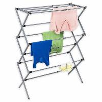 Varal De Chão Secador De Roupas Dobrável Telescópico Vertical Extensível Com 11 Grades Portátil - 3