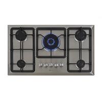 Cooktop 5 Bocas Fischer Infinity Trempe De Ferro Tripla Chama à Gás Mesa Inox Bivolt - 2