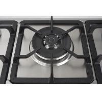 Cooktop 5 Bocas Fischer Infinity Trempe De Ferro Tripla Chama à Gás Mesa Inox Bivolt - 5