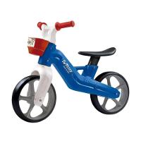 Bicicleta Azul Infantil Sem Pedal Banco Ajustável E Cestinha - 3
