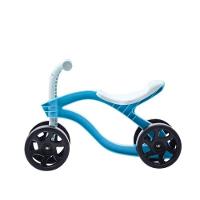 Bicicleta De Equilíbrio Azul Infantil Sem Pedal Com 4 Rodas - 2