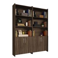 Armario Multiuso Para Escritório Duplo Com Chave Notável Móveis Nogal - 2