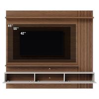 Painel Suspenso TV 70 Polegadas 180 Cm Juriti Colibri Amendoa Off White Matte - 7