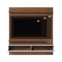 Painel Suspenso TV 65 Polegadas 150 Cm Juriti Colibri Amendoa Off White Matte - 7