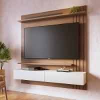 Painel Suspenso TV 65 Polegadas 150 Cm Juriti Colibri Amendoa Off White Matte - 10