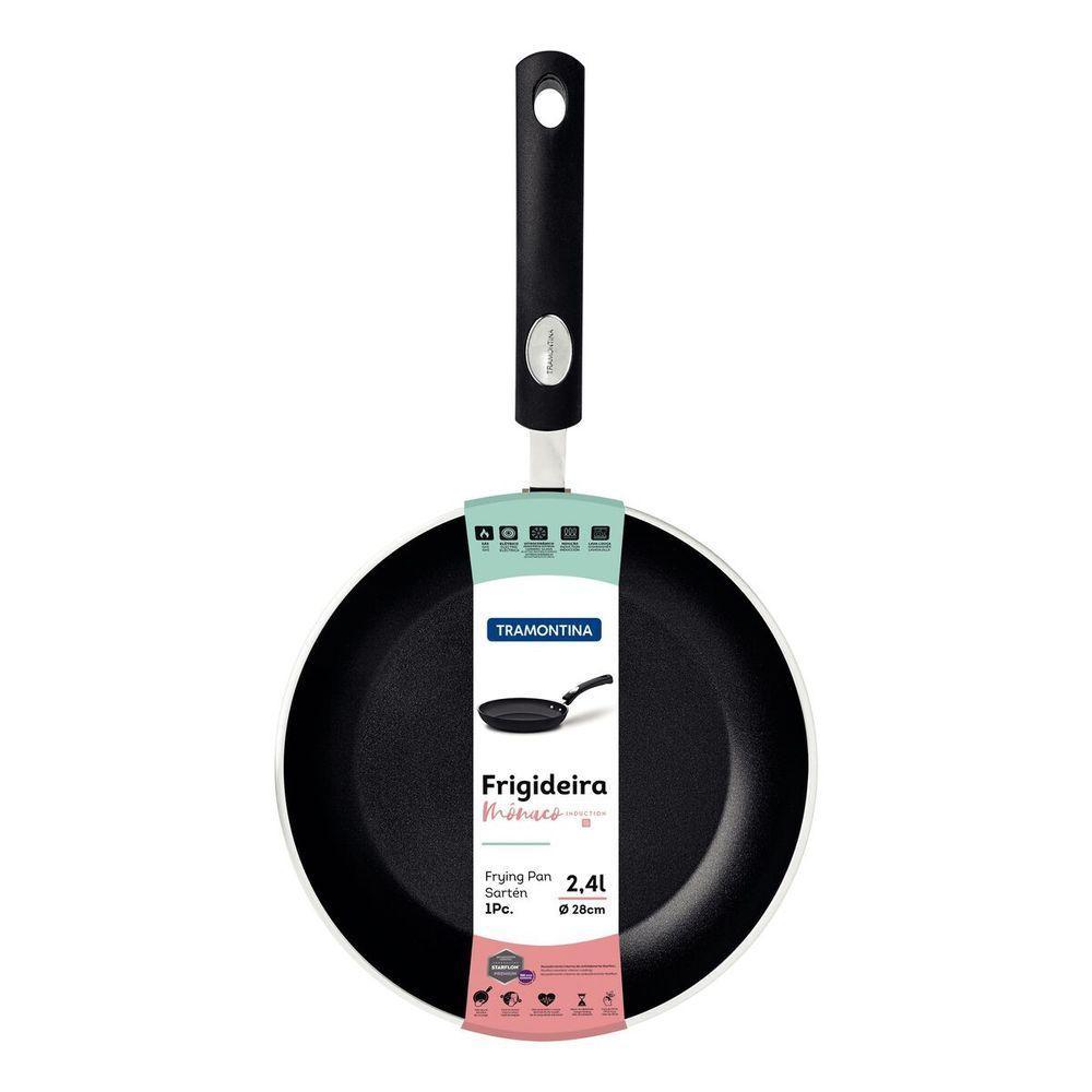Frigideira Tramontina Mônaco Induction Antiaderente Preto 28 Cm 2,4 L - 5