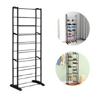 Sapateira Preta Com 10 Prateleiras Organizador Para 20 Pares - 1