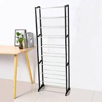 Sapateira Preta Com 10 Prateleiras Organizador Para 20 Pares - 2