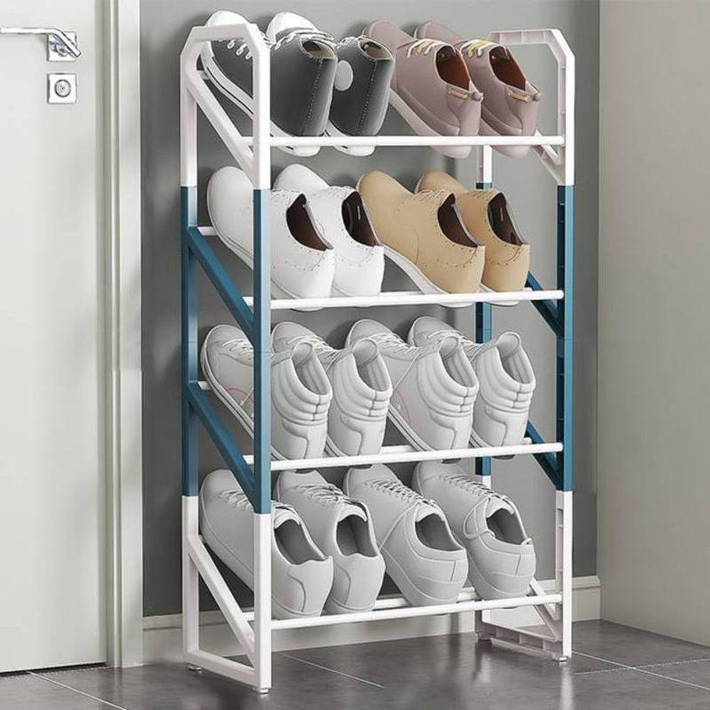 Sapateira Com 04 Prateleiras Inclinadas Organizador 08 Pares - 4