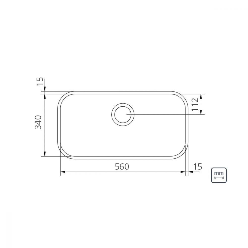Cuba N.2 Tramontina Lavínia Prime Em Aço Inox Alto Brilho  - 3