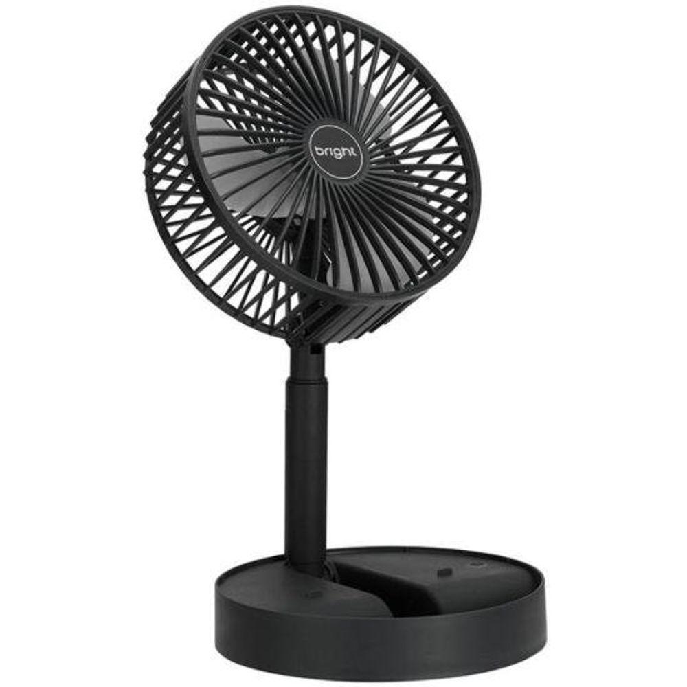 Ventilador Portátil Recarregável Bright Vn003 Preto - 3