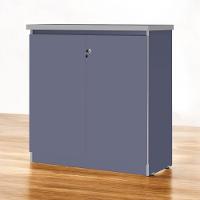 Armário Balcão 02 Portas Línea Azul - 1