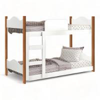 Beliche Encanto Branca E Nature Com 02 Colchões Gabrielli - 2