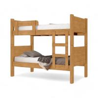 Beliche Solteiro Com Escada E Grade Maria Eduarda Naturalle - 2