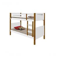 Beliche Heloísa Branca Com Escada Grade De Proteção E 02 Colchões - 2