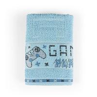 Toalha De Banho Kids Minimi 100% Algodão 1 Peça - Game Azul - 1