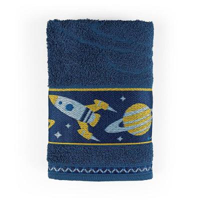 Toalha De Banho Kids Minimi 100% Algodão 1 Peça - Galaxia Marinho