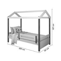 Cama Casa Eliz Branca Com Colchão - Divaloto - 3