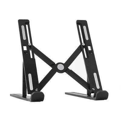 Suporte Articulado Para Notebook Tablet Ergonomico Base Ajustavel Dobravel Antiderrapante Mesa Escritorio Preto