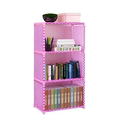 Estante Modular Porta Livros 4 Prateleiras Organizador Brinquedos Quarto Lavanderia Objetos Cozinha Sapateira Multiuso