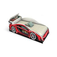 Cama Solteiro Carro Com Baú Vermelha - 2