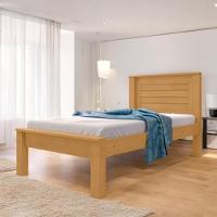 Cama Solteiro Confortável Milena Naturalle Com Colchão - 1