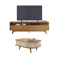 Conjunto Yara C- Mesa De Centro Nevada Cumaru-opala