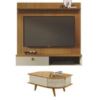 Conjunto íris Opala C- Mesa De Centro Indianapolis Cumaru-opala