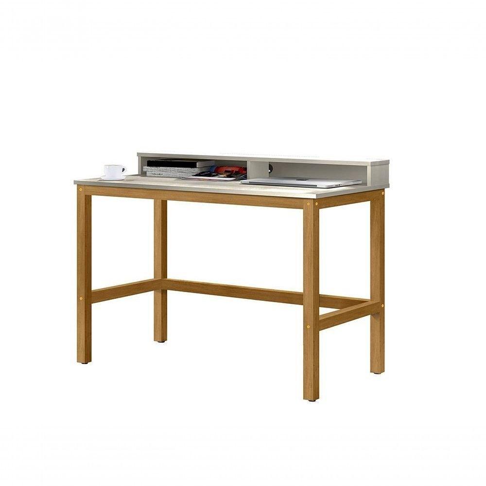 Escrivaninha Califórnia Branco - Amêndoa - Tebarrot - 2