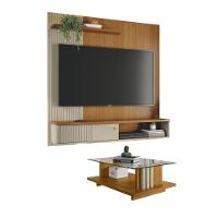 Conjunto Luma Opala C- Mesa De Centro Domo Cumaru-opala