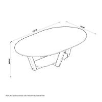 Mesa De Centro Elegance Off White E Nature Tebarrot - 3