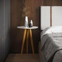 Mesa Lateral 4601 Pés Palito Sala Off White - 3