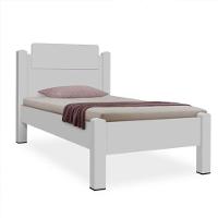 Cama Solteiro Paris Branco Com Colchão Gabrielli - 2