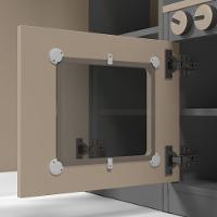 Cozinha Infantil Com Refrigerador Diana Em Mdf Cinza - Ofertamo - 6