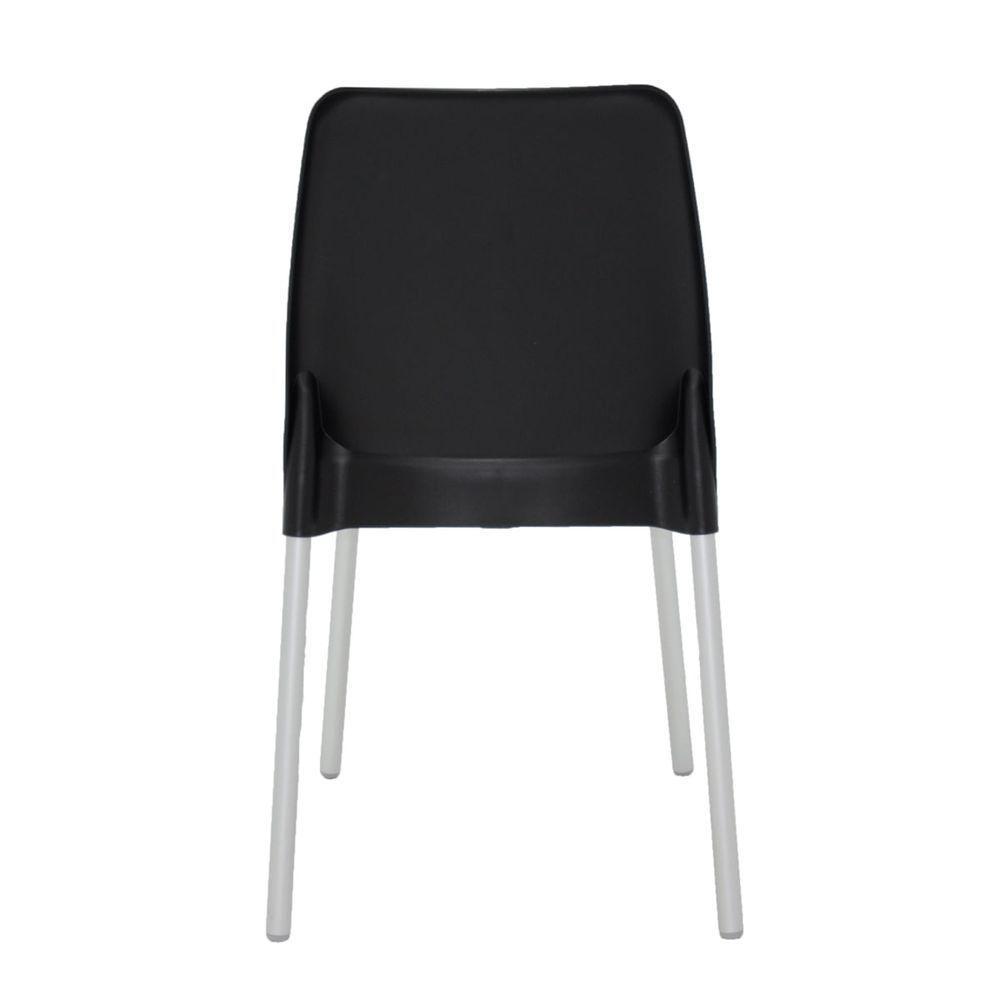 Cadeira Tramontina Vanda Preta De Alumínio - 4