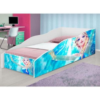 Cama Carro Solteiro Azul Vj Móveis