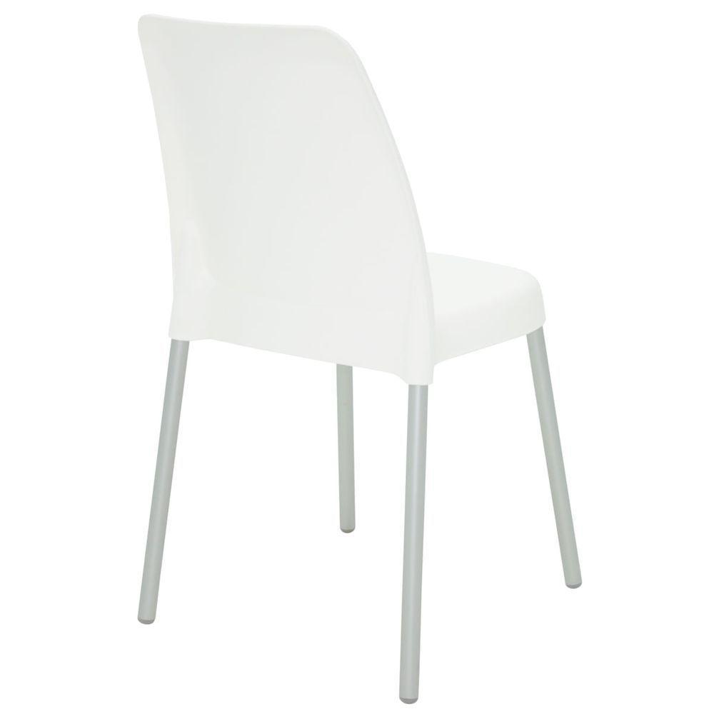 Cadeira Tramontina Vanda Branca Em Alumínio - 2