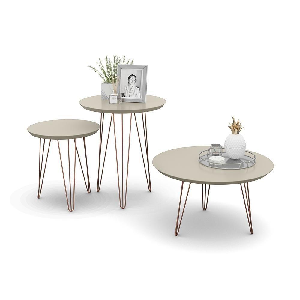 Mesa De Apoio Evolution Off-white - Patrimar - 4