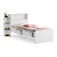 Cama Isa Solteiro Branco Com Colchão Cambel - 2