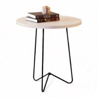 Mesa De Apoio Jb 8004 Pérola E Preto Bechara - 2