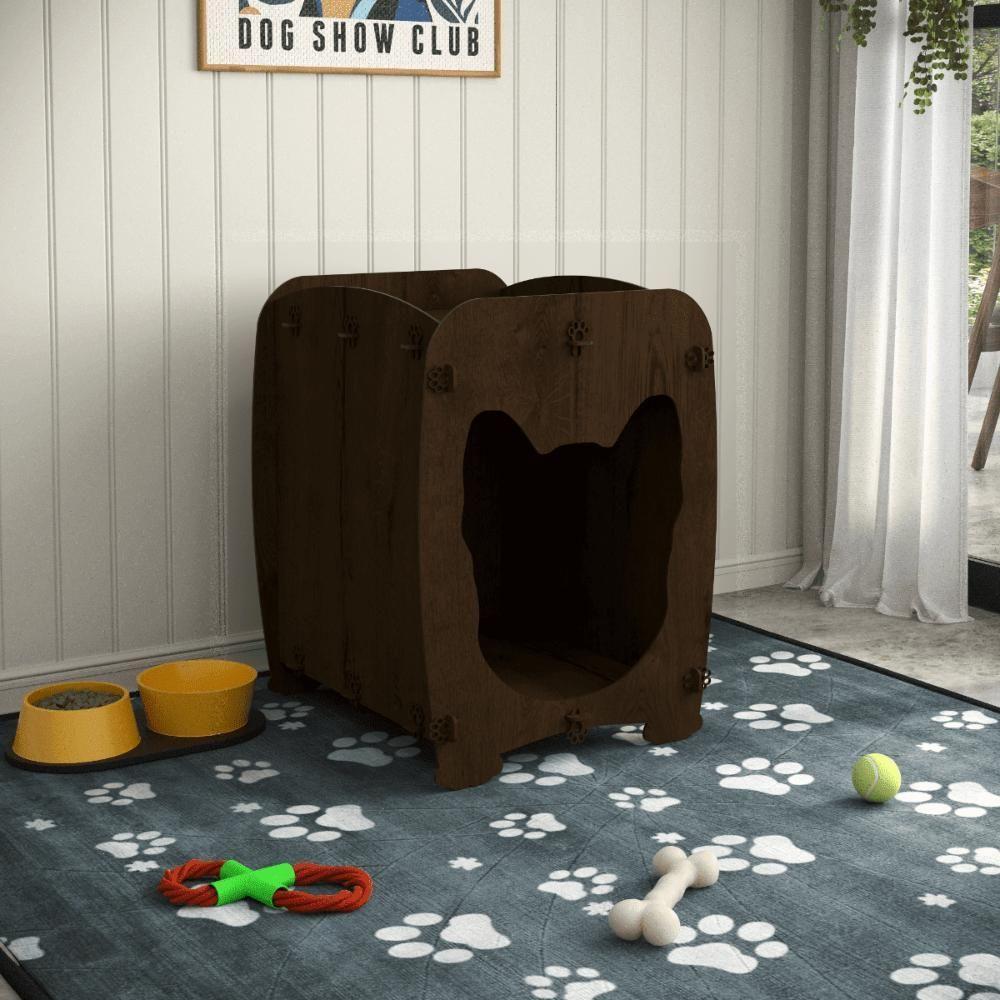 Mesa De Cabeceira Casinha Pet Dog Malbec - 1