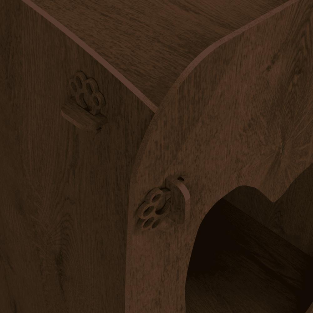 Mesa De Cabeceira Casinha Pet Dog Malbec - 2