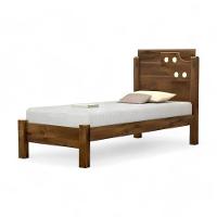 Cama Solteiro Com Aplique Espelho Luiza Malbec - 2