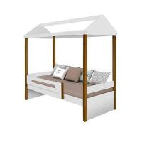 Cama Solteiro Sara Branco Sem Led - 2