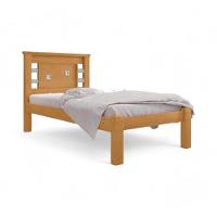 Cama Solteiro Lavínia Naturalle E Off White Com Colchão - 2