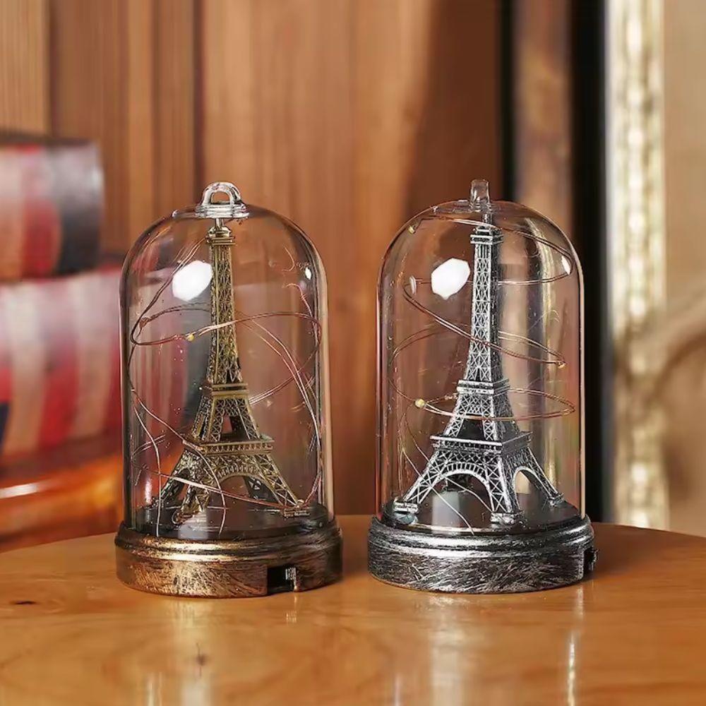 Luminaria Torre Eiffel Abajur Led Mesa Paris Miniatura Quarto Sala Luz Noturna Enfeite Decoraçao Casa - 7