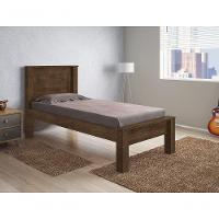 Cama Solteiro Milena Malbec Com Colchão Framar Móveis - 1