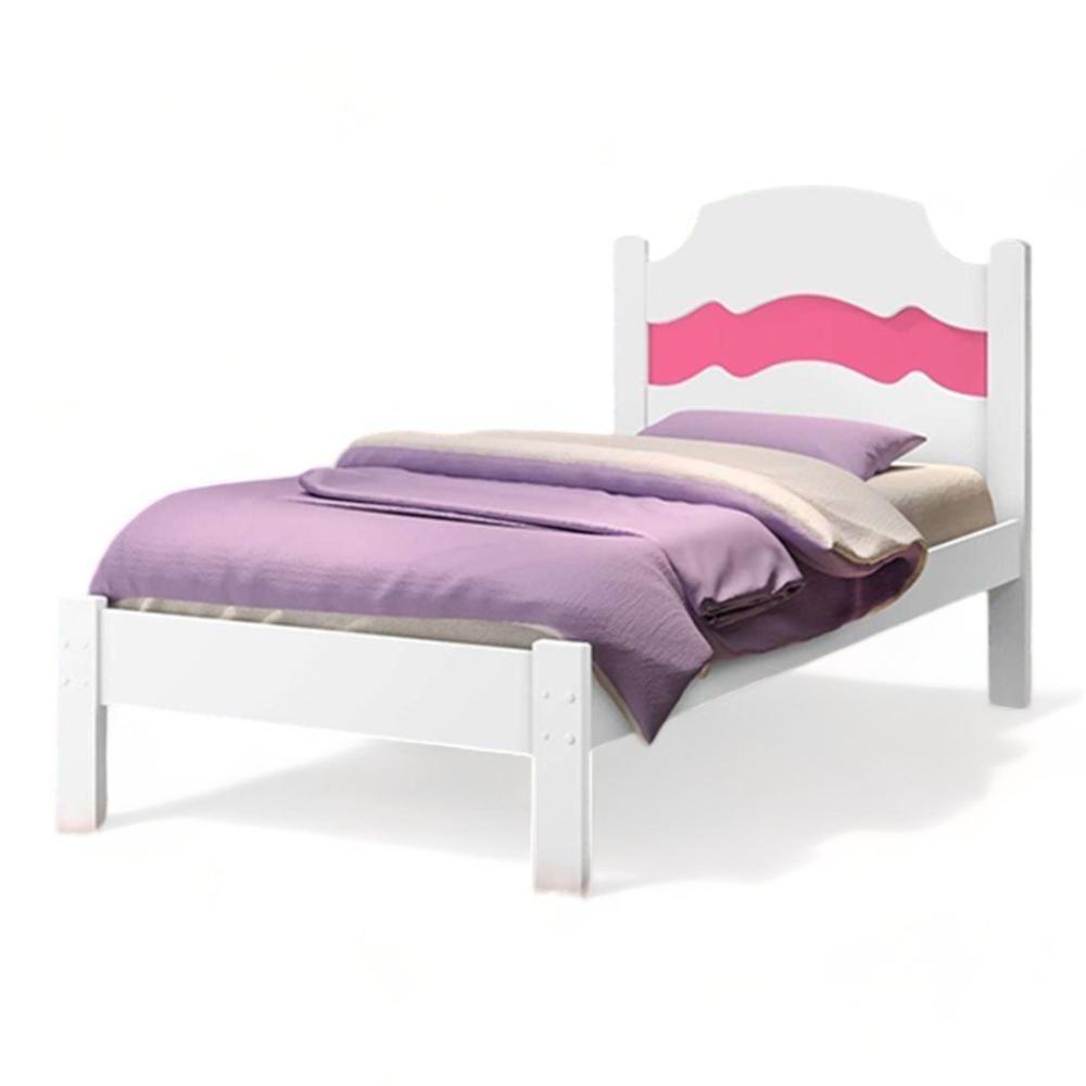 Cama íris Branco Com Aplique E Colchão Cambel - 3